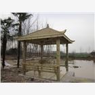 邯鄲防腐木涼亭，防腐木棧道，親水平臺施工隊伍